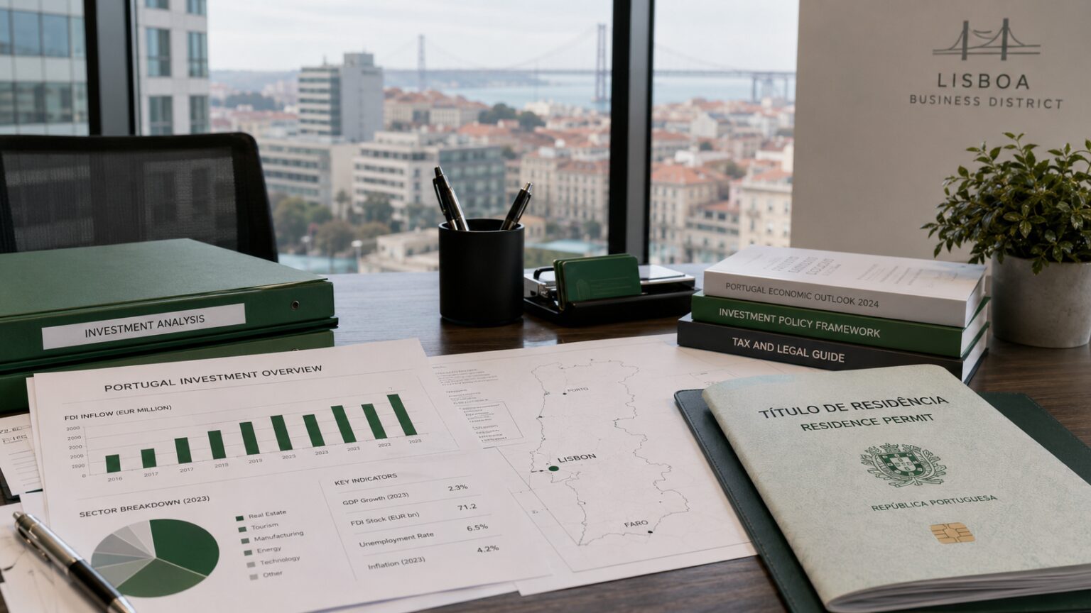 Portugal Golden Visa statistics report with Lisbon investment data charts
